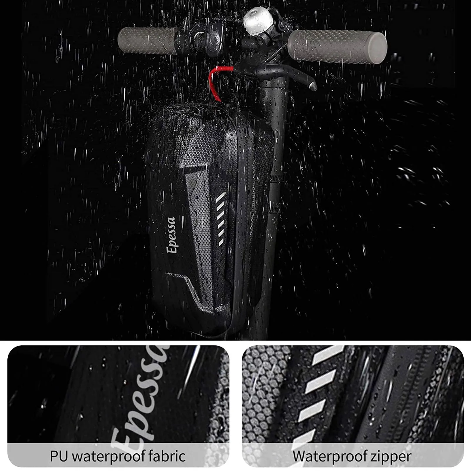 

Electric Scooter Bag Foldable Bicycle Handlebar Bag For Xiaomi M365 Pro Or Other Electric Scooter Skateboard Accessories