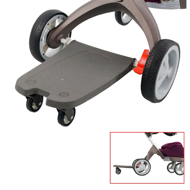 Skateboard For Dsland V4 V6 Series Compatible Xplory V3 V4 V5 Etc Baby Trolley Sliding Board Pedal Convenient Easy For Travel