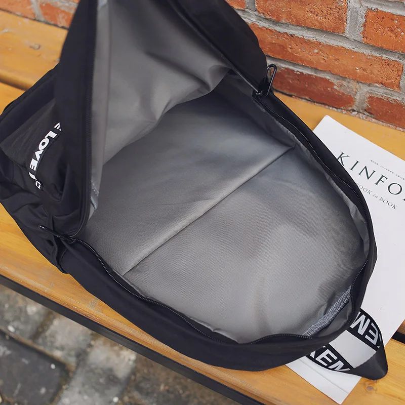 Женские рюкзаки с милым котом и буквенным принтом Холщовый Рюкзак школьные сумки