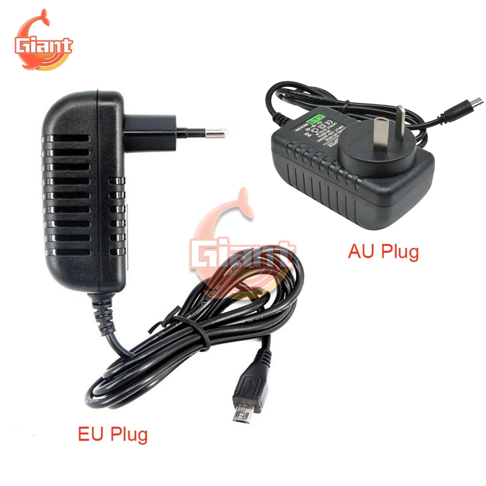 Адаптер для зарядного устройства переменного тока в постоянный ток 100-240 В Raspberry Pi