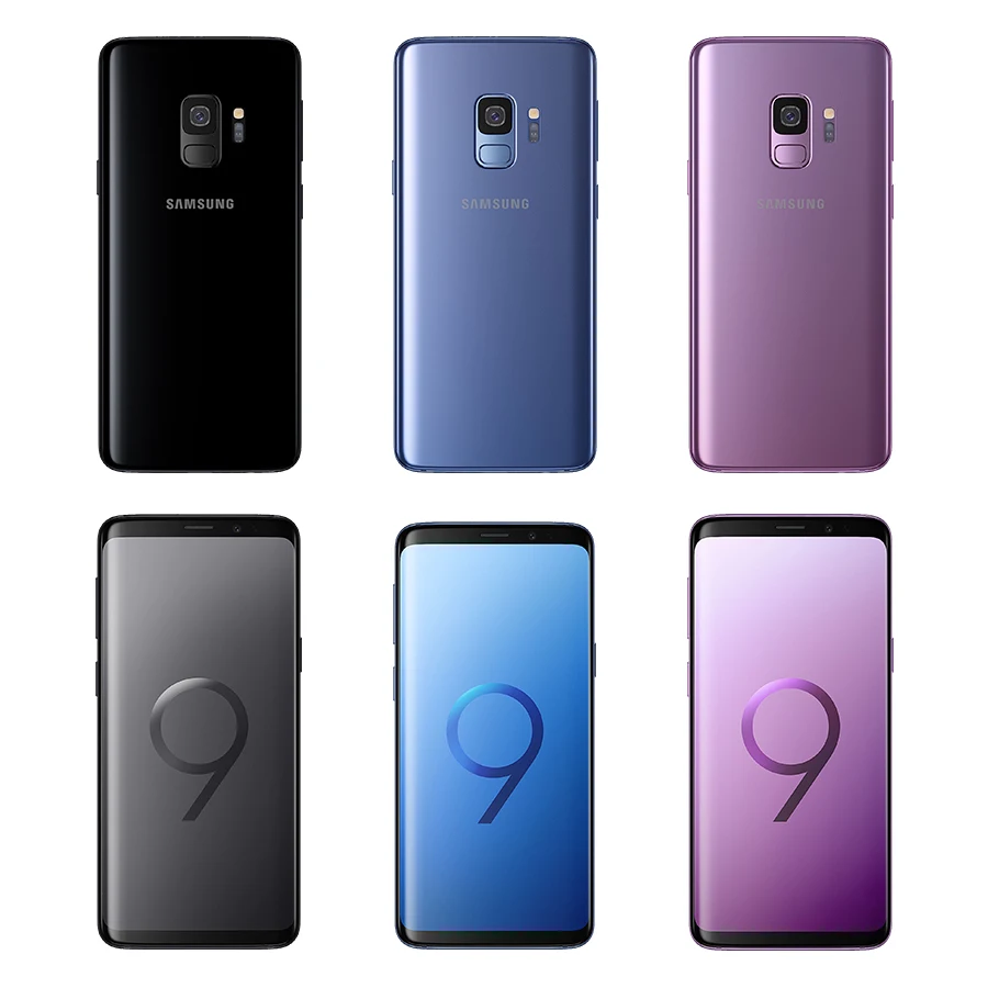 Смартфон Samsung Galaxy S9 G960U G960F 4 Гб ОЗУ 64 ПЗУ ROM12MP камера 4G LTE5.8 дюйма восемь ядер
