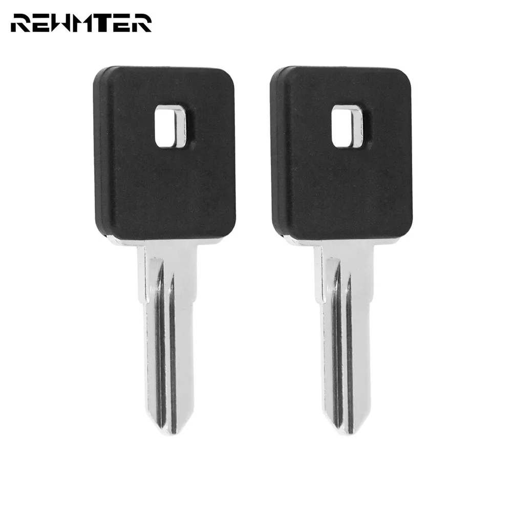 

Motorcycle Black Uncut Ignition Key Blade Blank 2PCS For Harley Sportster XL 1200 1988-2015 883 1970-2015 Roadster Super Low