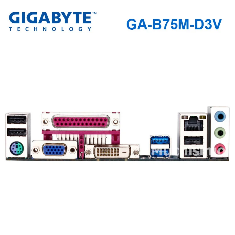 Gigabyte GA-B75M-D3V LGA 1155 Материнская плата DDR3 B75M-D3V 16 Гб USB2.0 USB3.0 B75 для рабочего стола материнской платы Восстановленное