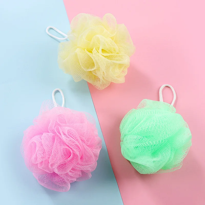 

1Pcs Bathroom Accessories Shower Balls nylon Bath Ball Body Exfoliating Tool Portable bath shower Scrubber easy to clean