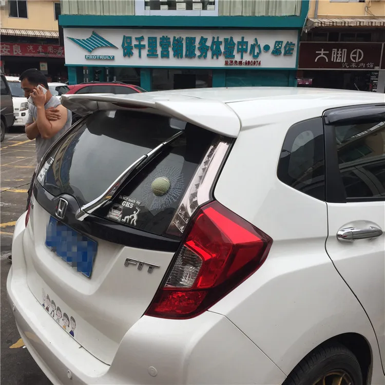 Спойлер для HONDA FIT 2014-2016 спойлер из высококачественного АБС-материала заднего