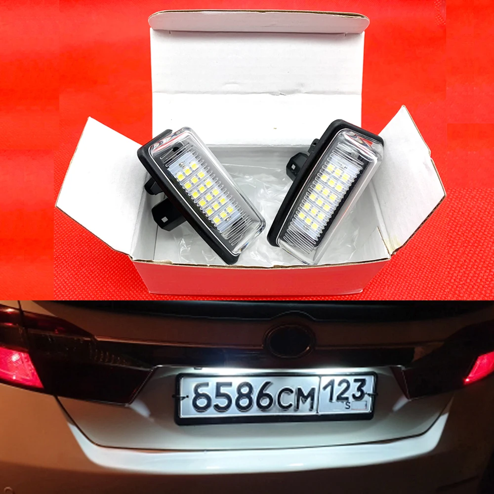 Подсветка номерного знака для Toyota Corolla Starlet Noah Voxy Vios SCP4/NCP4/AXP4 Previa ACR50 GSR50|Сигнальная