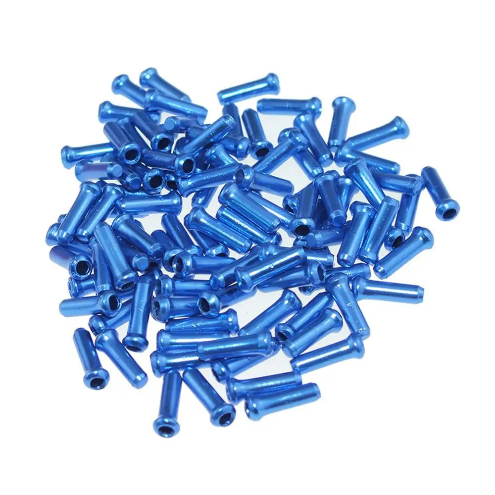 

100Pcs Bicycle MTB Brake Wire End Core Caps Cable Aluminum Cover Gear Bikes Parts Cycling Equipments Bicycle Accessory