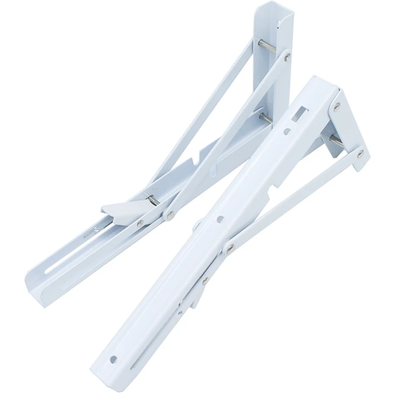 2 шт. треугольные гнущиеся угловые кронштейны с металлическим выпуском складные