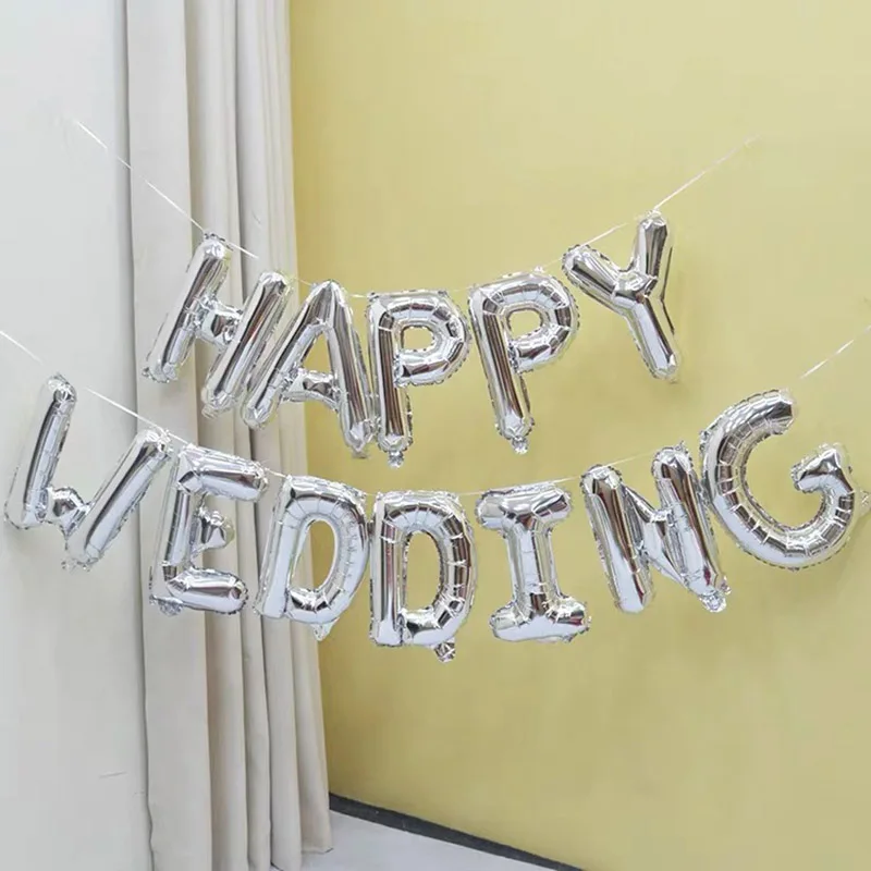 Шары воздушные из фольги с надписью 16 дюймов | Дом и сад