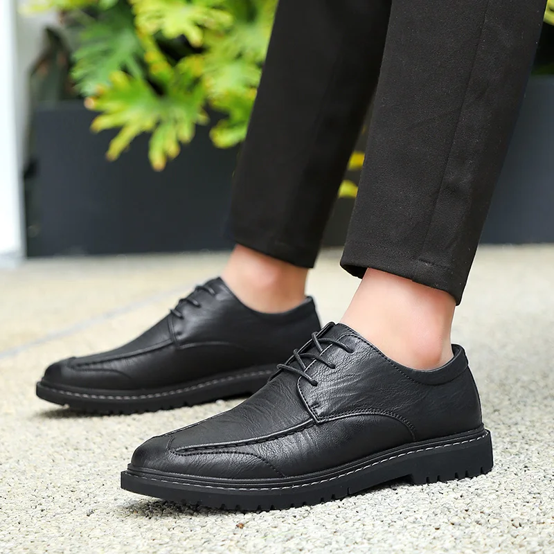 

Sapato Casual Men's Casual Leather Shoes Men Black For Man Hot Sneakers Shoe Fashion Sports Breathable Male Mens Sale