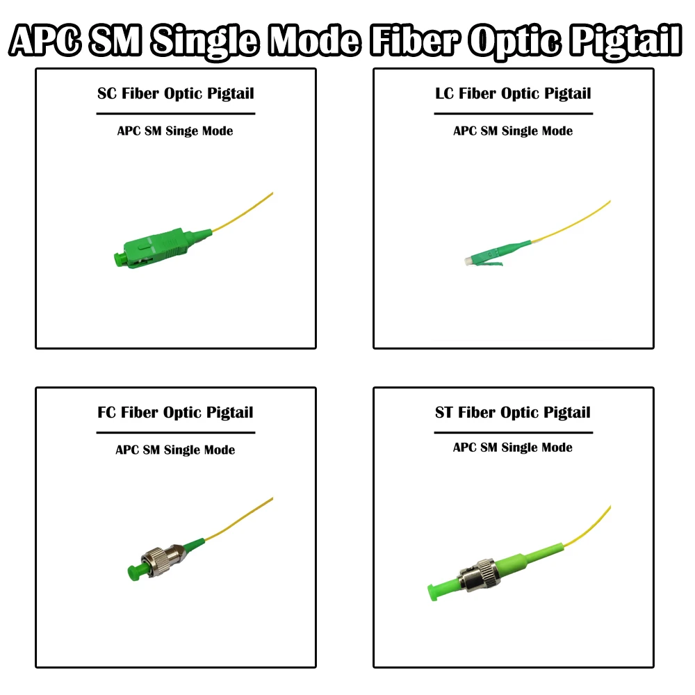 5 шт./лот SC/LC/FC/ST APC SM Single Mode 0 m/1m/1 m/2m/3m/5m FTTH Simplex 9 мм Сеть Ethernet | Компьютеры и офис