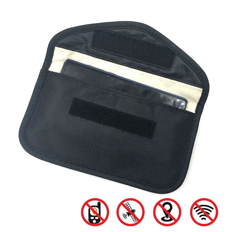 

Car Signal Blocking Fob Signal Blocker Faraday Bag Signal Blocking Bag Shielding Pouch Wallet Case Car Key/ID Card Bag