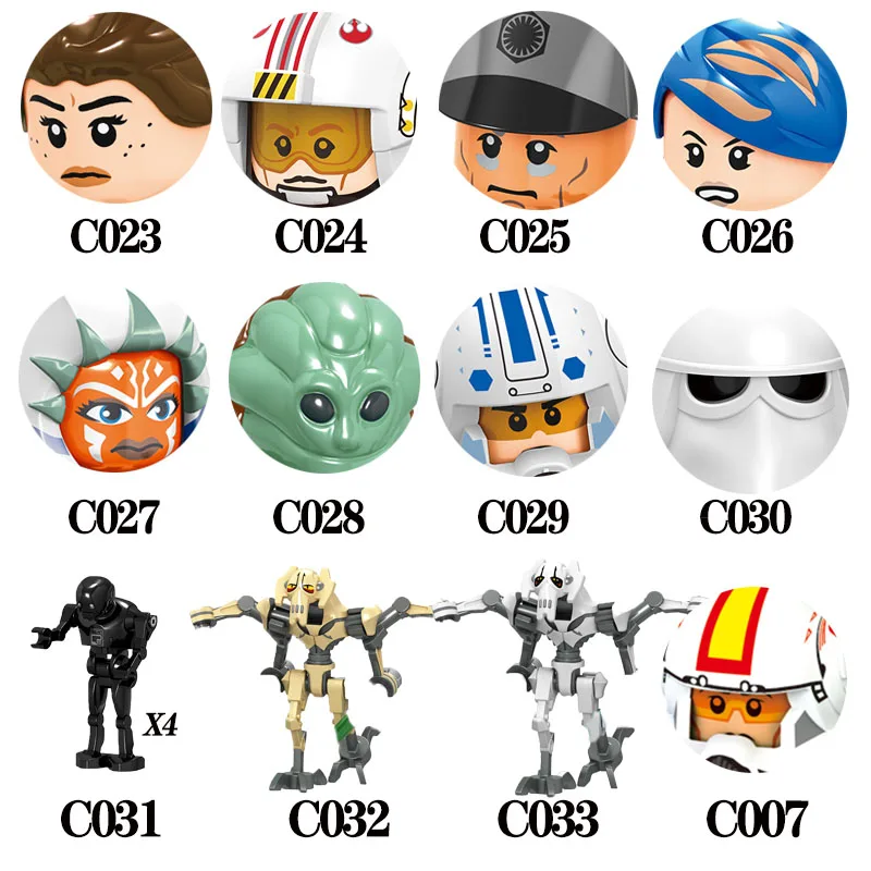

New Movie Series Buliding Blocks Bricks Star Children Assembly Action Figures For Collection Gifts Toys C023 C033 C007