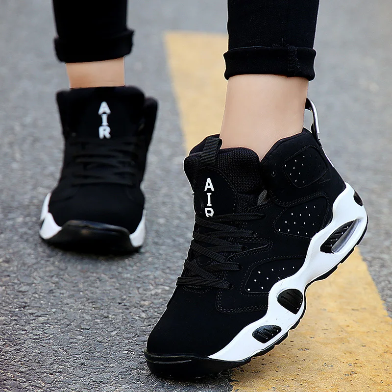 

Autumn Spring Men Basketball Shoes Male Street Lace Up Boots Culture Sports Shoes Basket Femme Sneakers High Top Shoes for Women