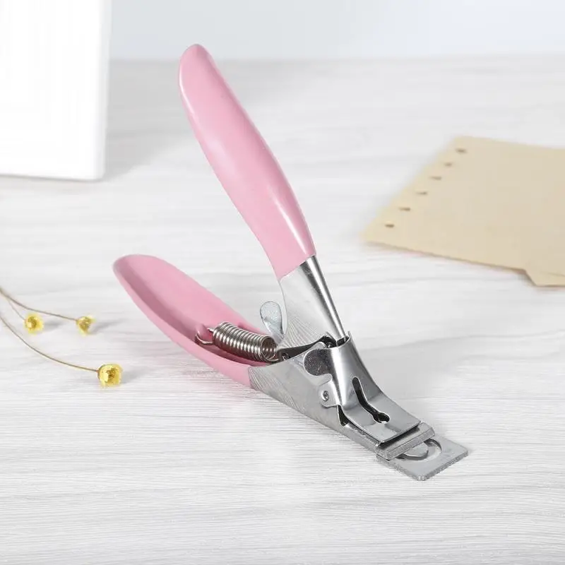 1pcs Nail Art Edge Cutter Professional Acrylic False Clipper Tips Special Type U Manicure Pedicure PINK Nipper Tools TSLM1 | Красота и