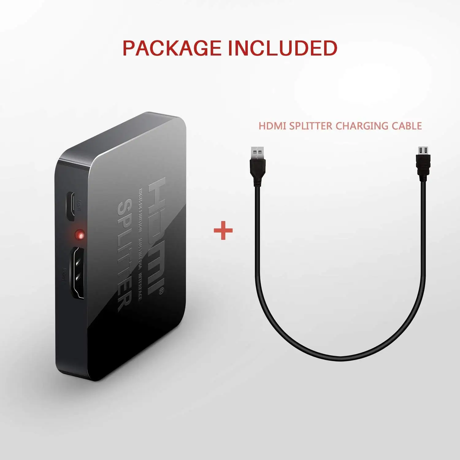 plastic type HD 4K HDMI разветвитель 1X2 порта 3D UHD 1080p 4K* 2K видео HDMI Коммутатор HDMI 1 вход 2 Выход концентратор повторитель усилитель - Цвет: plastic type