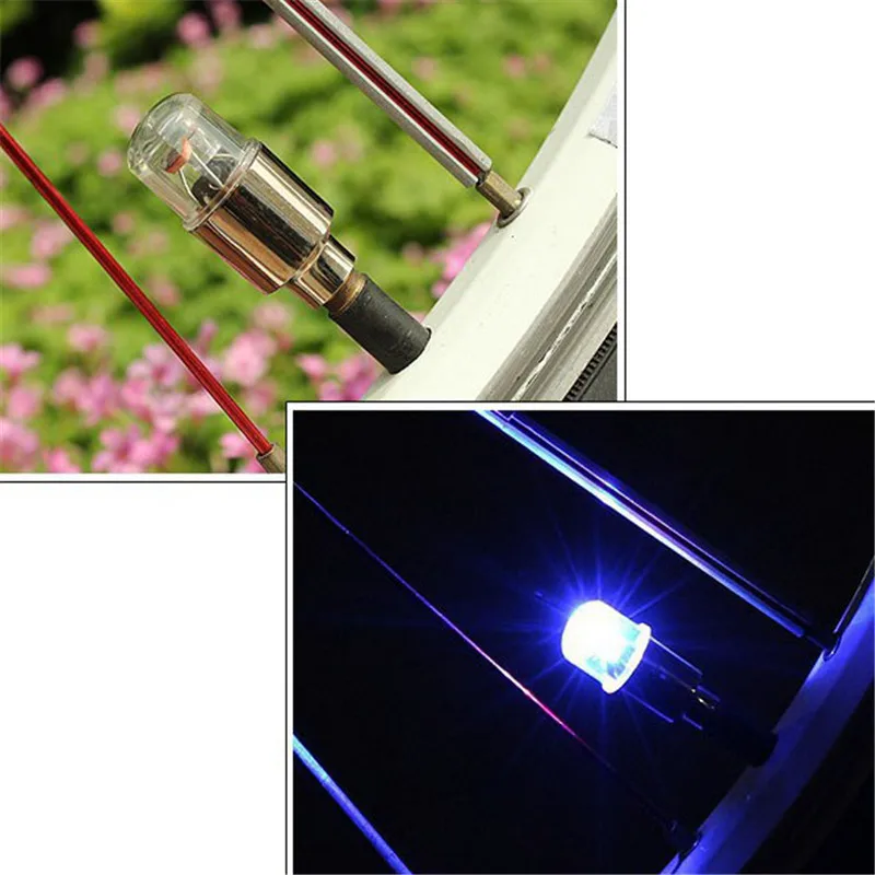 Светильник рь для велосипеда светодиодная лампа спиц колеса водонепроницаемый