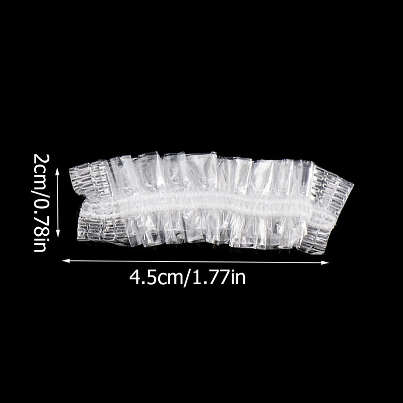 

100Pcs Disposable Earmuffs Waterproof Hair Dyer One-off Ear Cover Bath Shower Ear Protector Cover Caps Elastic Hair Dyeing Tool