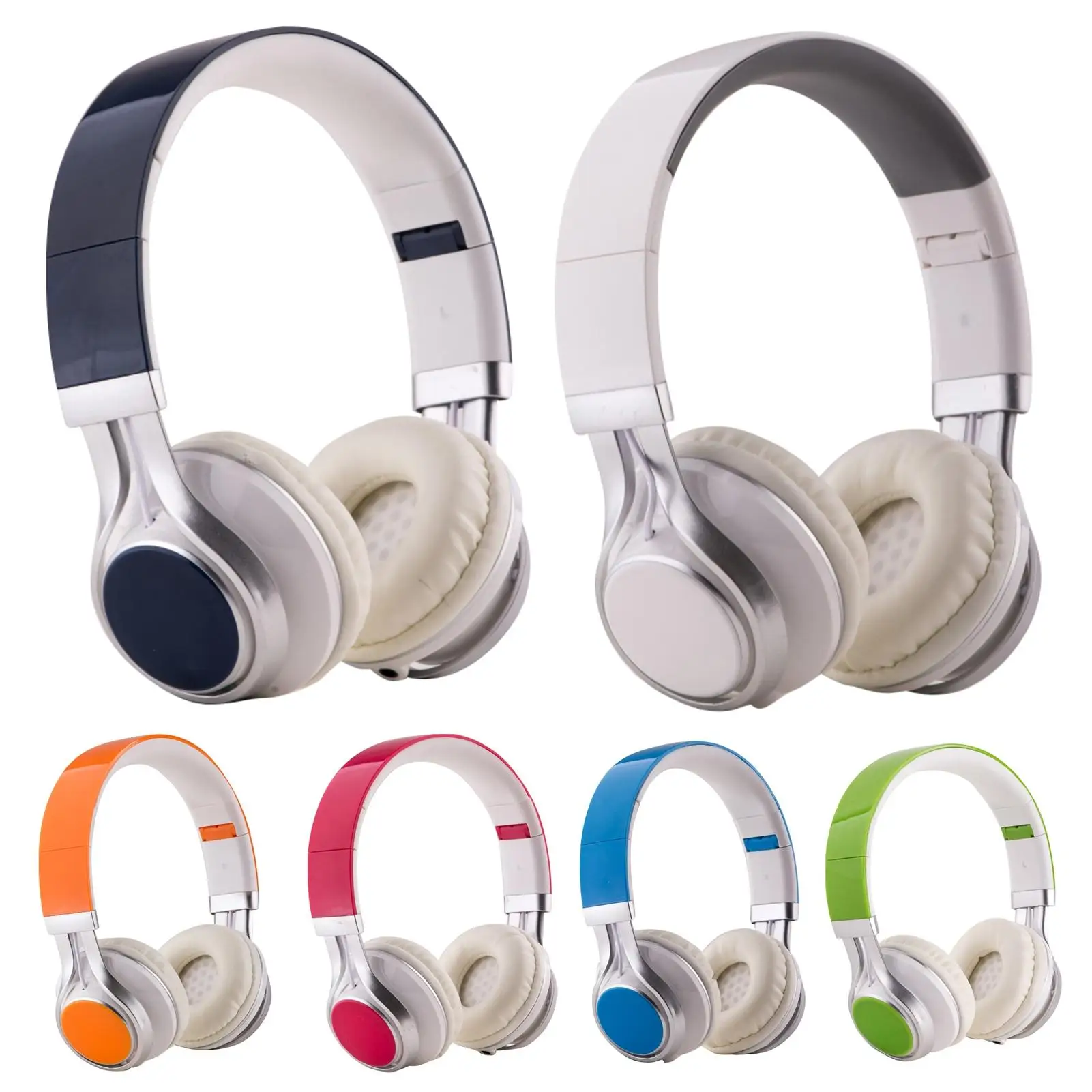 

Wired Headphone 3.5mm Stereo Headset Foldable Earphone for Phone Computer Tablet