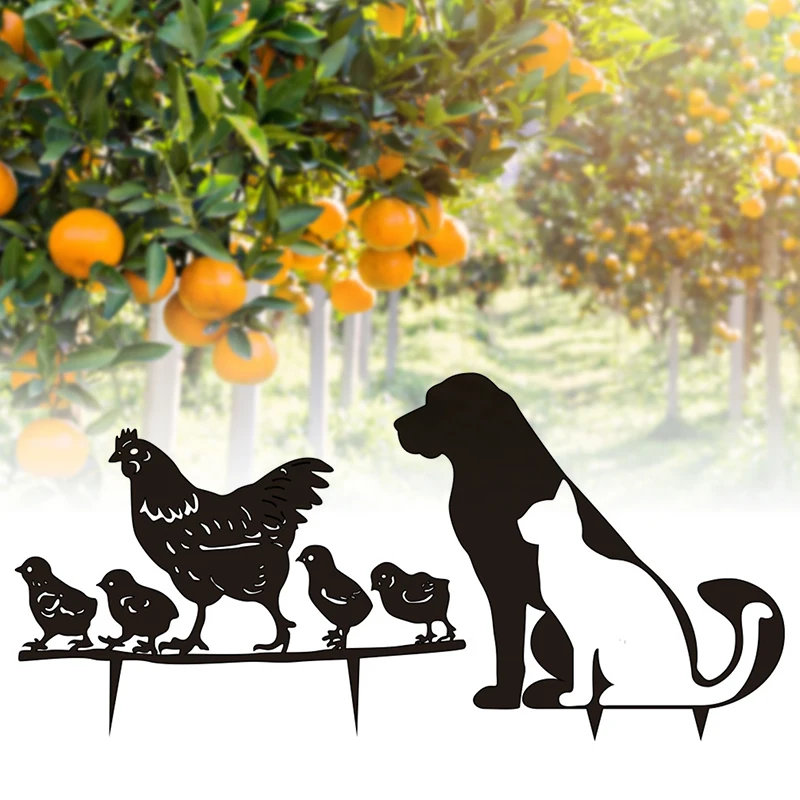 

Милые Акриловые садовые украшения, реалистичное украшение для животных, украшение для двора, для улицы, сада BV789