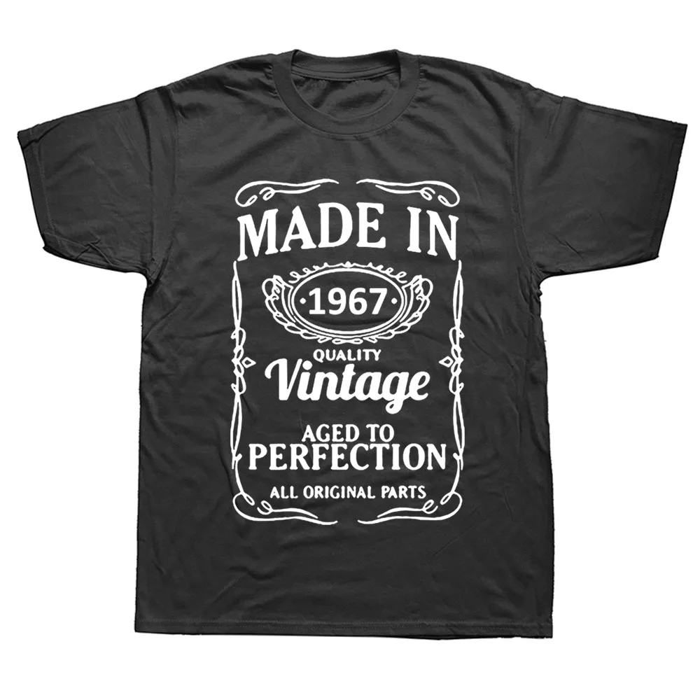 

Vintage 1967 54 Years Old T Shirt Men Cotton Short Sleeve T-shirt Tshirt Camiseta Clothing Funny New 54th Birthday