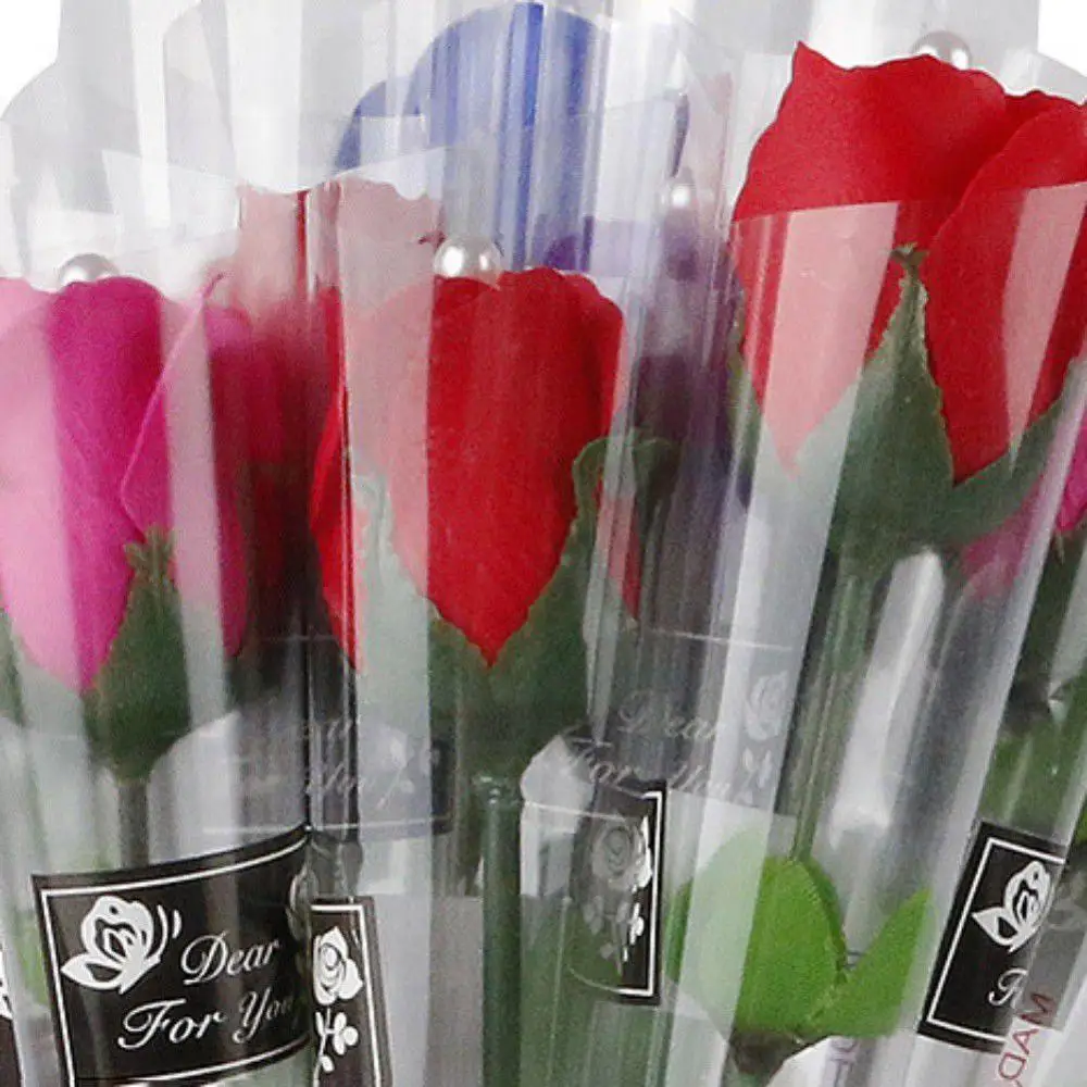 

1Pcs Artificial Soap Rose Flower Single Valentine's Day Teacher's Day Gift Decoration Company Party Home Flower Decor Wholesale0