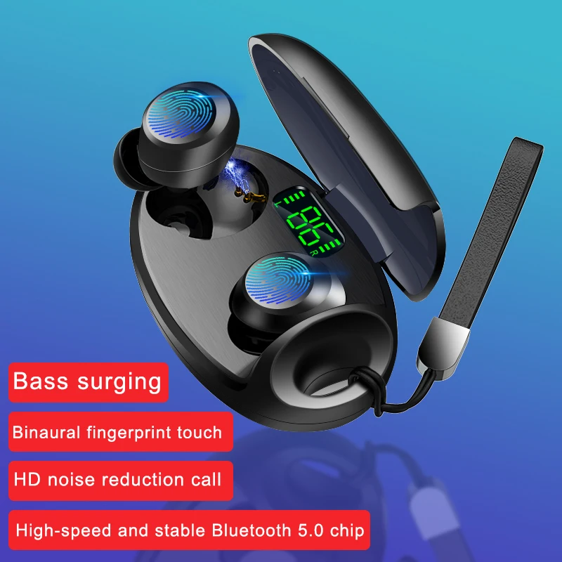 Беспроводные наушники M29 TWS Bluetooth 5 0 со светодиодным дисплеем и микрофоном для