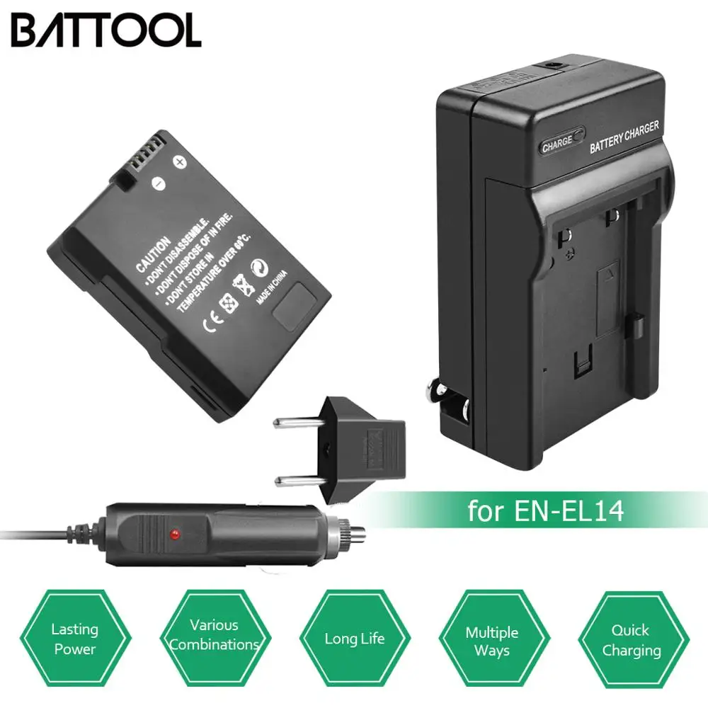 4X ENEL14 EN EL14 аккумуляторная батарея + зарядное устройство для Nikon P7200 P7700 P7100 D5500 D5300