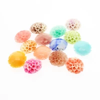 10pcspack 12 colors synthetic coral loose beads hand carved powder pressed two color flower 17mm diy accessjavascriptories