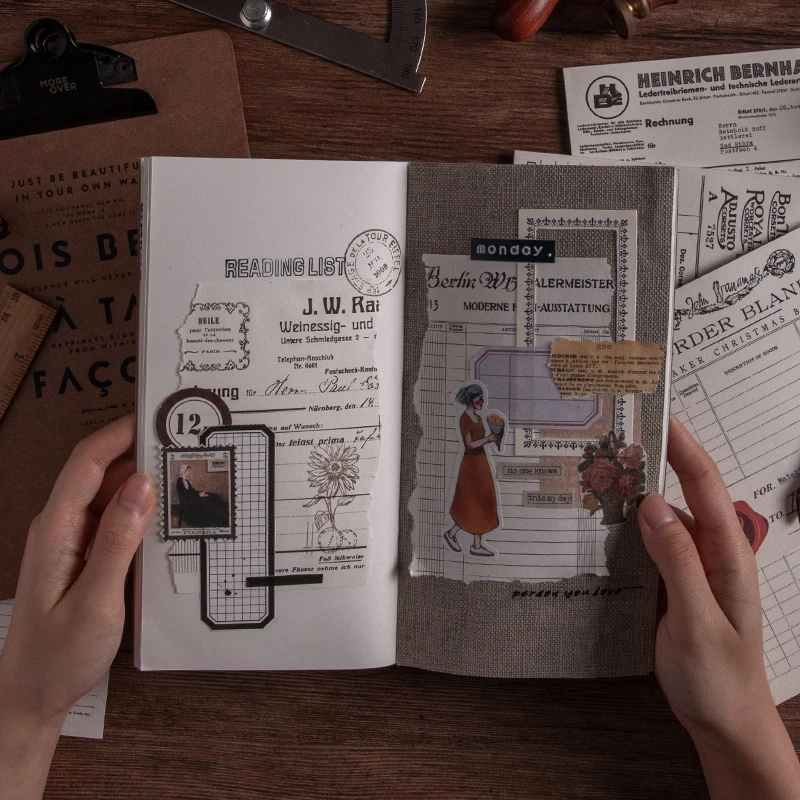 Dimi 20 листов для заказа билетов в мастерской заготовки скрапбукинга креативные