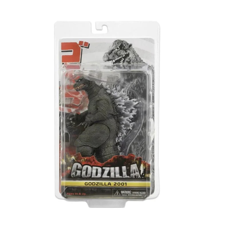 

18cm Godzilla Action Figure Bandai 2001 Version of 7 Inch Godzilla Collectible Model Children Toys Gift Collection Decoration