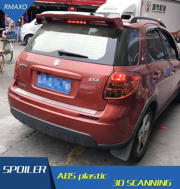 Спойлер для SX4 YCST заднее крыло автомобиля из АБС пластика основной цвет задний