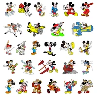 disney personality mickey mouse skateboarding to play with snow multi styling acrylic jewelry epoxy earrings accessories