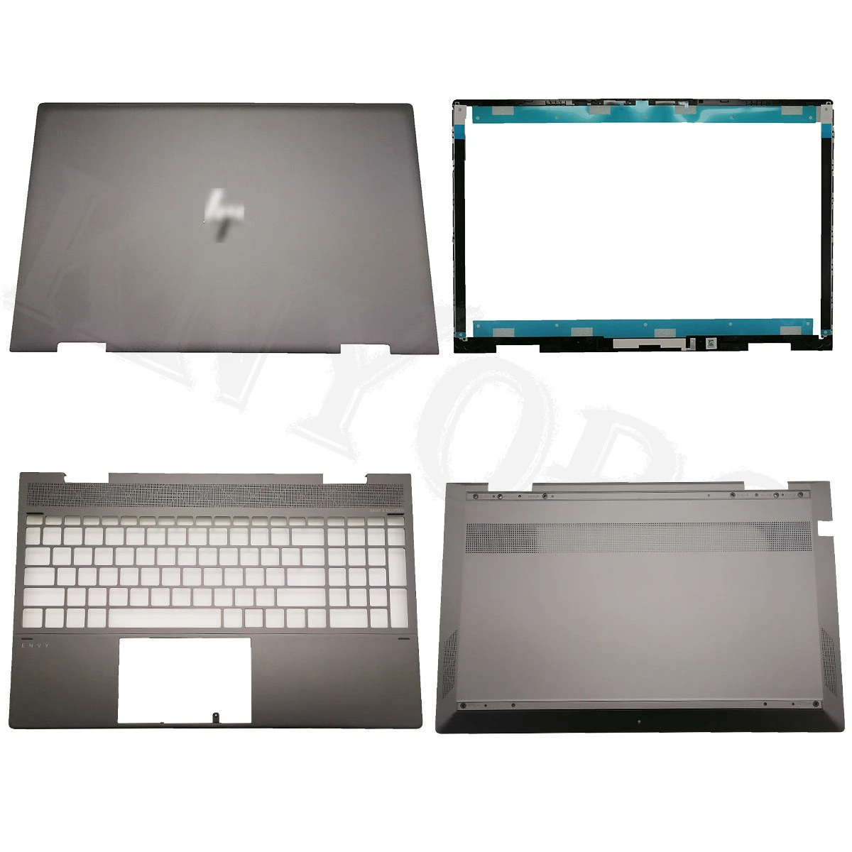 

Новый чехол для ноутбука HP ENVY X360 15-ED TPN-C149, задняя крышка для ЖК-экрана/передняя панель/Упор для рук/задняя крышка, коричневая задняя крышка