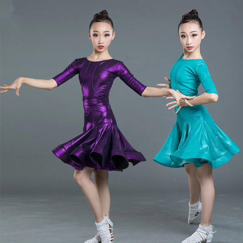 Платье для латиноамериканских танцев девочек бальные платья соревнований
