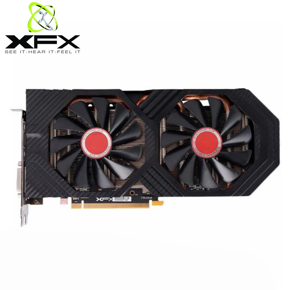 Видеокарта XFX Radeon RX580 4 ГБ GDDR5 графическая карта AMD GPU RX 580 для ПК игровая видеокарта