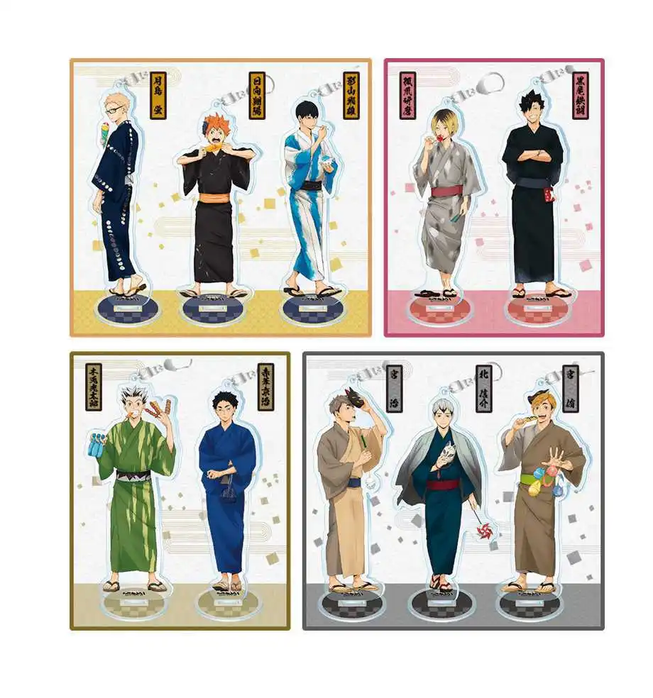 Haikyuu Hinata Shoyo Sugawara Koushi Tobio Kageyama акриловая подвеска фигурка подставка брелок