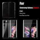 Защитная пленка для объектива камеры, закаленное стекло, 6 в 1, для Samsung Z Fold 3