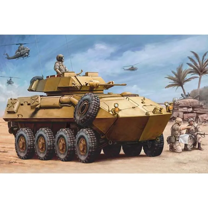Трубач 00349 1/35 морской пехоты США LAV-25-масштабная модель комплект | Игрушки и хобби