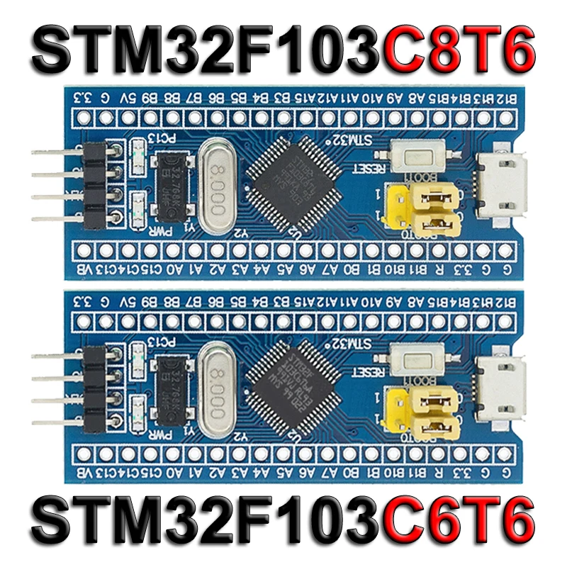 STM32F103C6T6 STM32F103C8T6 ARM STM32 Minimum System Development Board Module Arduino ST-LINK V2 Simulator Download Programmer