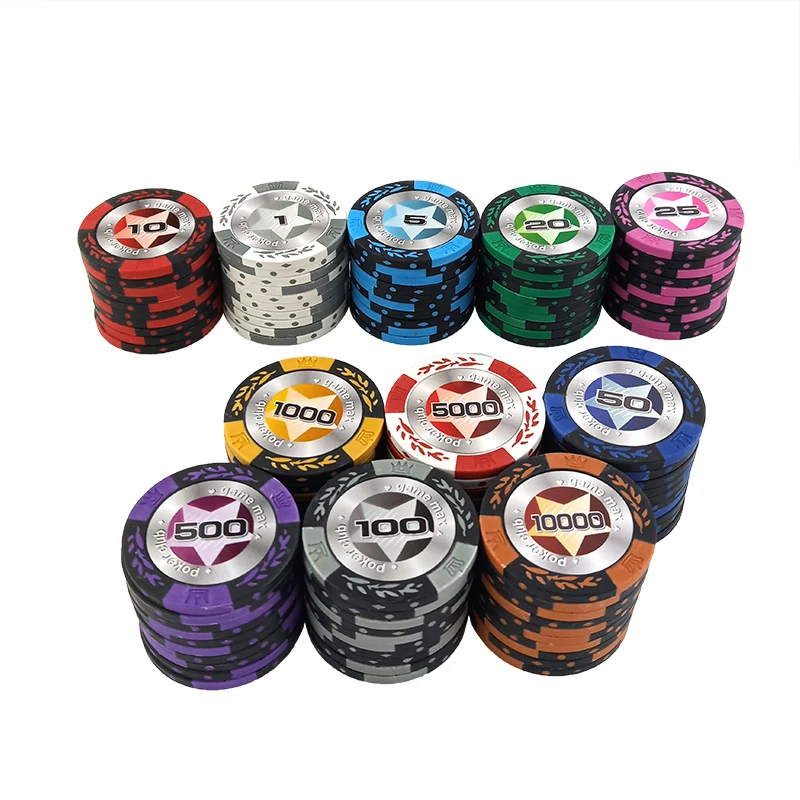 Новинка 1 шт. 14 г фишки для покера набор фишек Бакара высококлассная Техасская