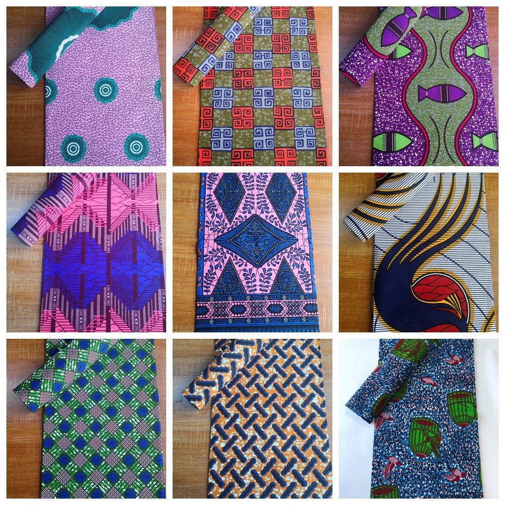 Новый гарантированный настоящий 100% оригинальный воск Анкара ткань 2021