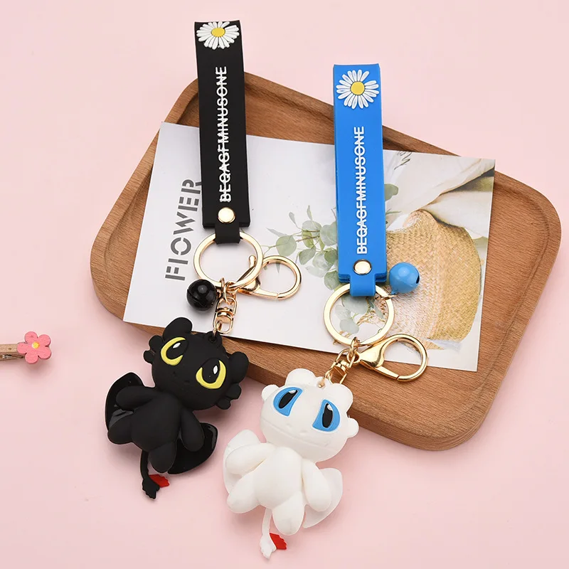 

Soft keychain pendant couple student schoolbag bag ornament decoration cartoon cute doll Key Holder Keychain Cute Accessories