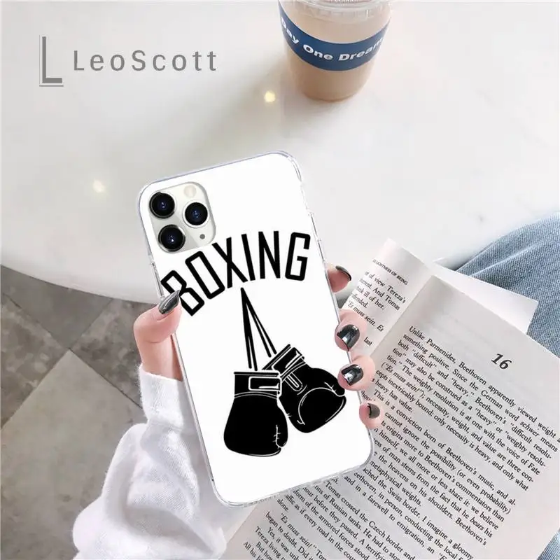 

Strong Boxing Gloves Phone Cases For iphone 12 5 5s 5c se 6 6s 7 8 plus x xs xr 11 pro max mini