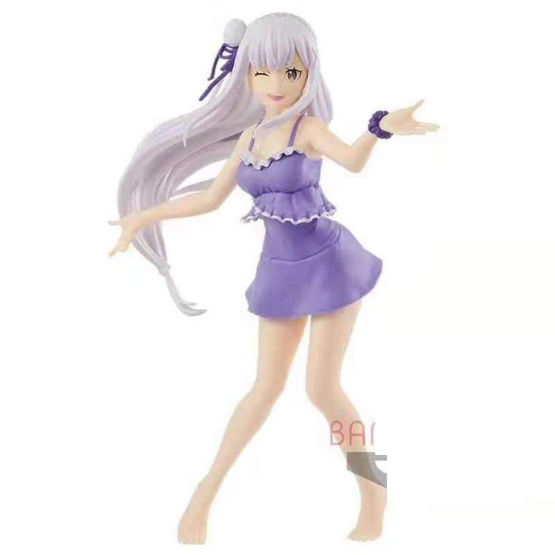 Оригинальная фигурка BANPRESTO Re:Zero начальная жизнь в другом мире EXQ EMILIA фигурки