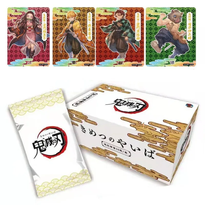Juego de mesa para cartas Demon Slayer Tcg, juego Original de 4 estilos, juguetes de navidad, regalos para ni&ntilde;os-2