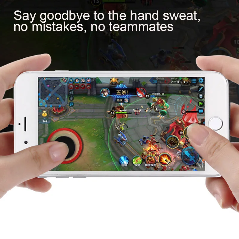 Круглый игровой джойстик сенсорный экран противоскользящий контроллер