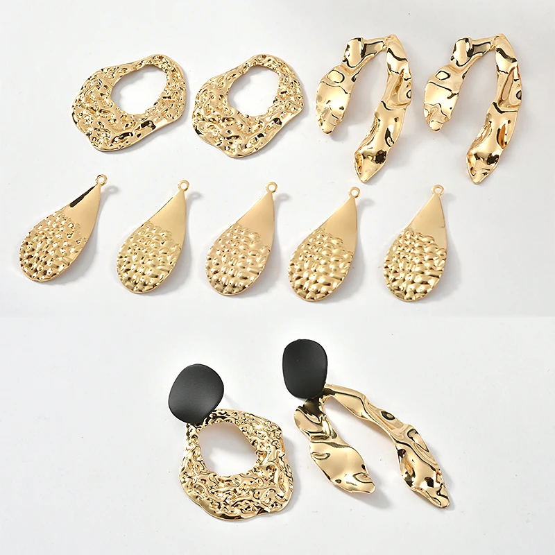 

New listing irregular shape 30pcs/lot alloy/copper charms diy jewelry necklace/earrings for women accessory