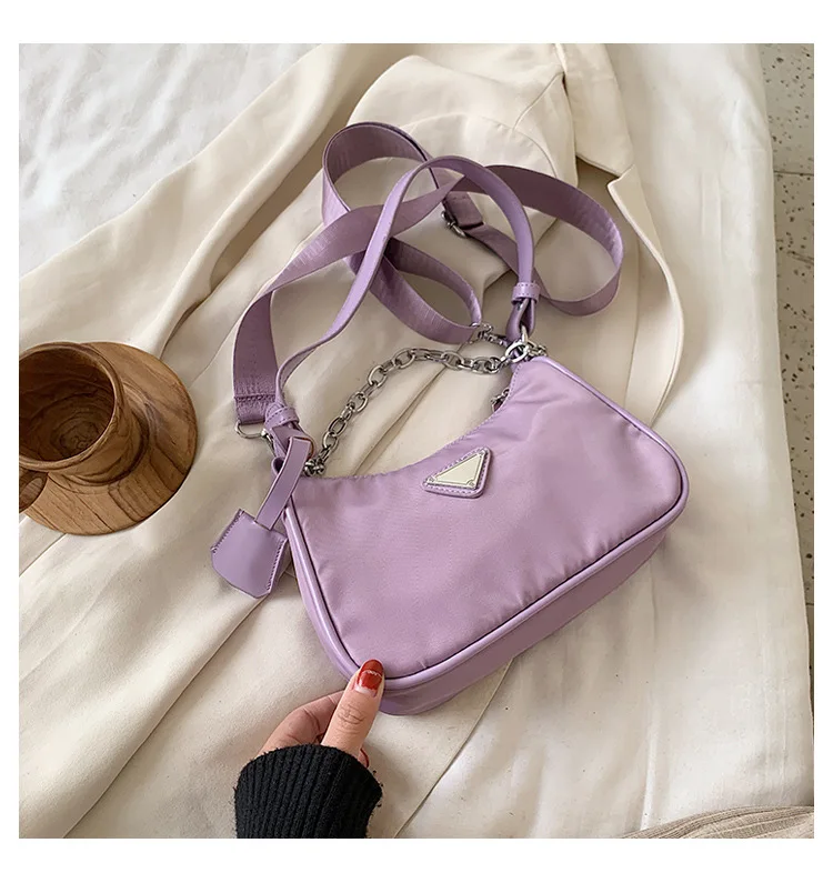 Модные сумки через плечо для женщин 2020 винтажные нейлоновые женские маленькие