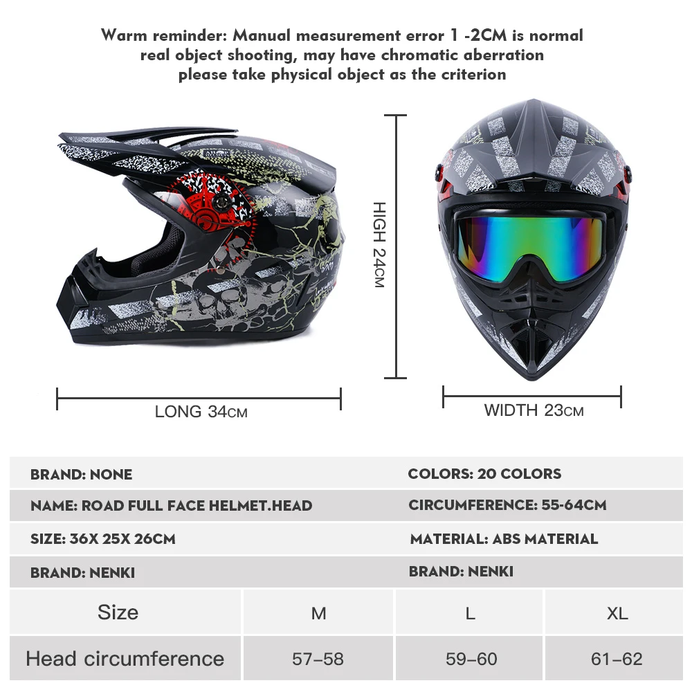 

Motocross Casque Moto Motorcycle Helmet Professional Racing Off-road ATV Dirt Bike MTB Downhill Motorbike Full Face Helmet Casco